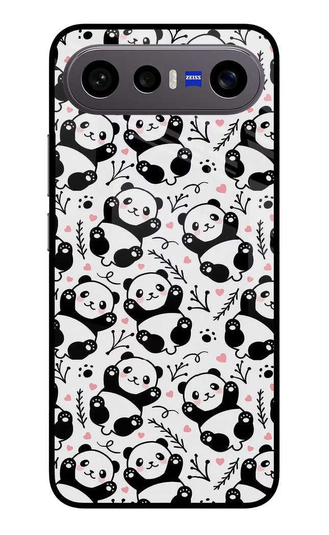 Cute Panda Vivo X300 FE 5G Metal Case Back Cover by Casekaro