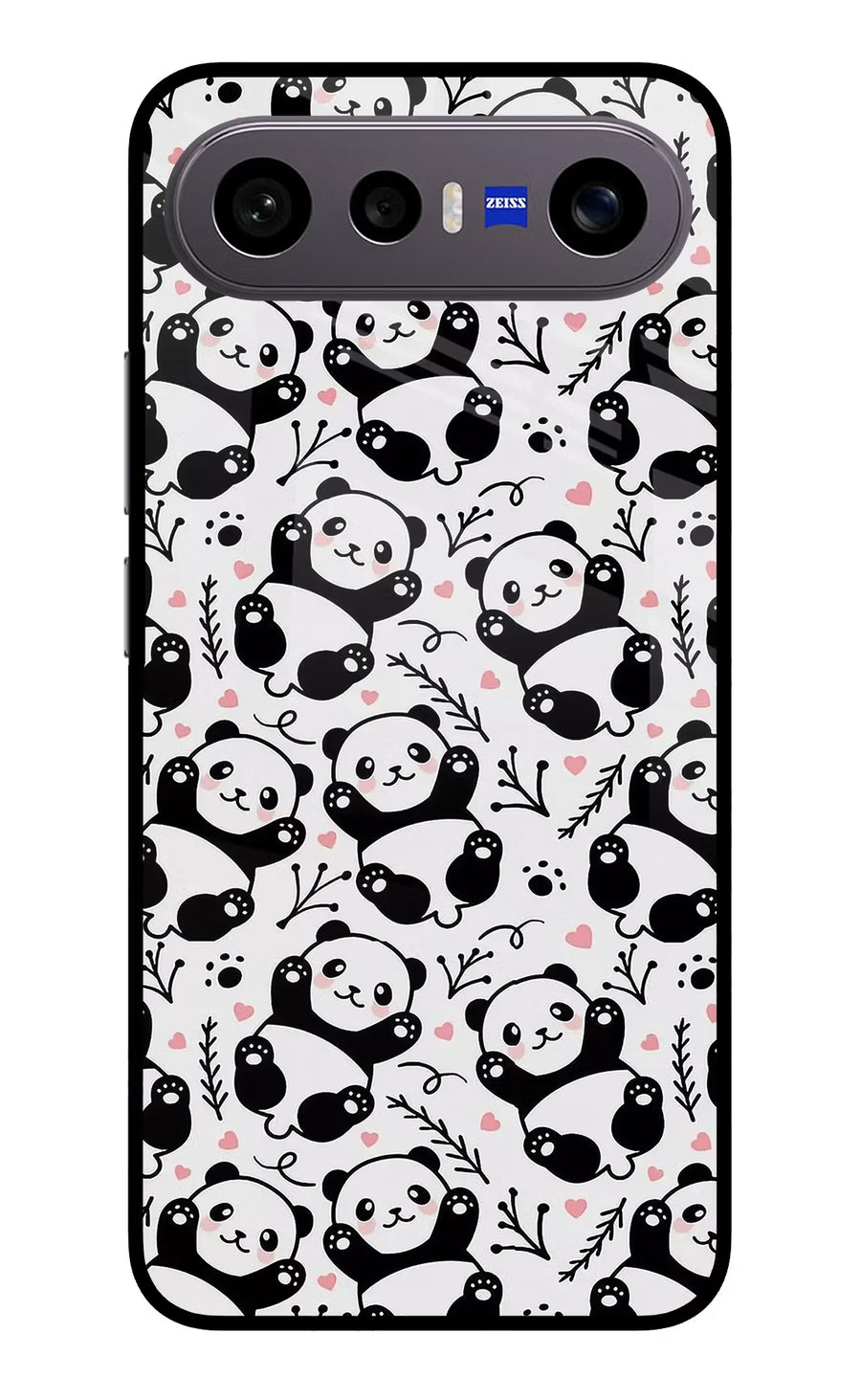 Cute Panda Vivo X300 FE 5G Back Cover, Metal case