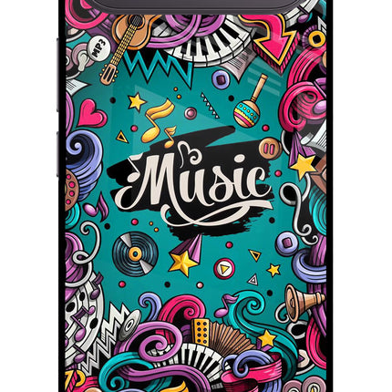 Music Graffiti Vivo X300 FE 5G Metal Case Back Cover by Casekaro