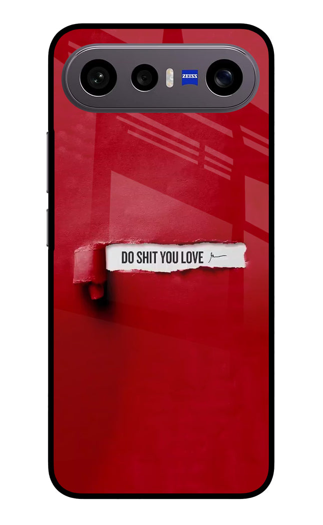 Do Shit You Love Vivo X300 FE 5G Metal Case Back Cover by Casekaro