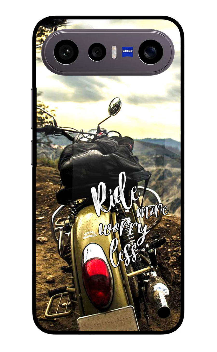 Ride More Worry Less Vivo X300 FE 5G Back Cover, Metal case