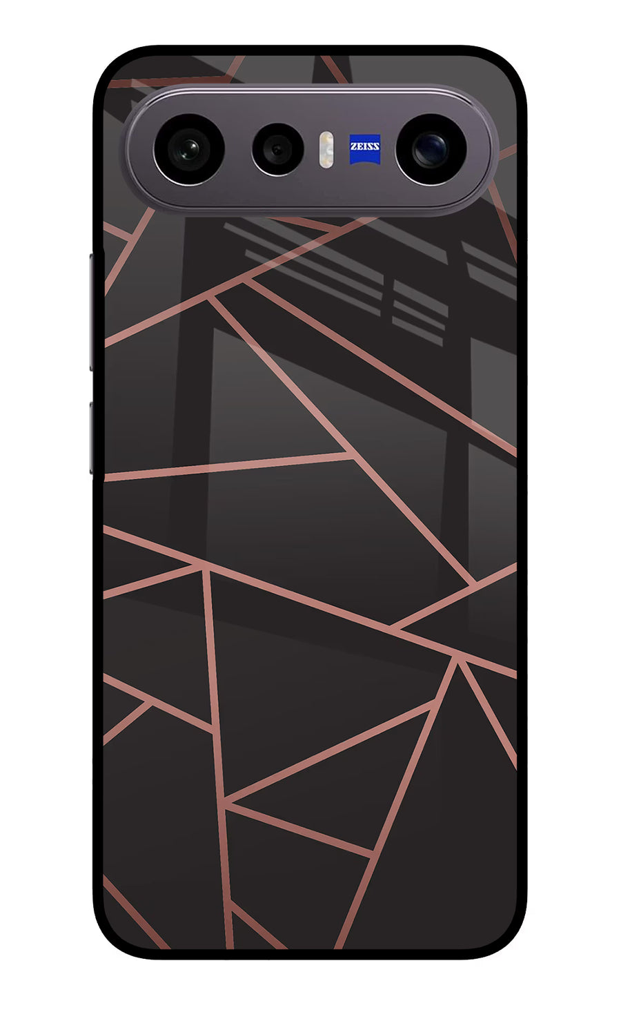 Geometric Pattern Vivo X300 FE 5G Back Cover, Metal case