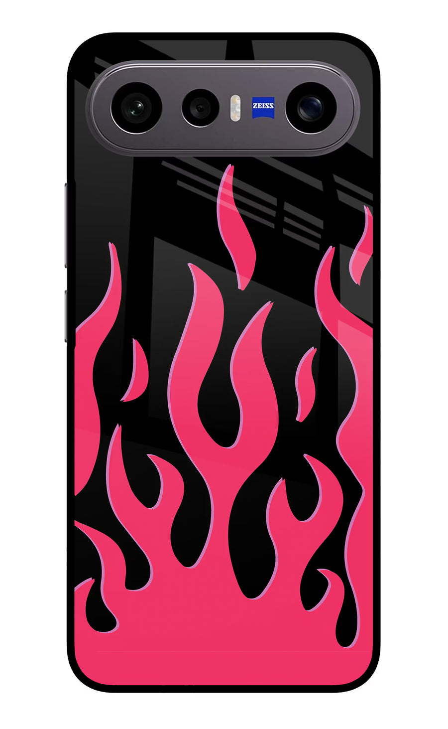Fire Flames Vivo X300 FE 5G Back Cover, Metal case
