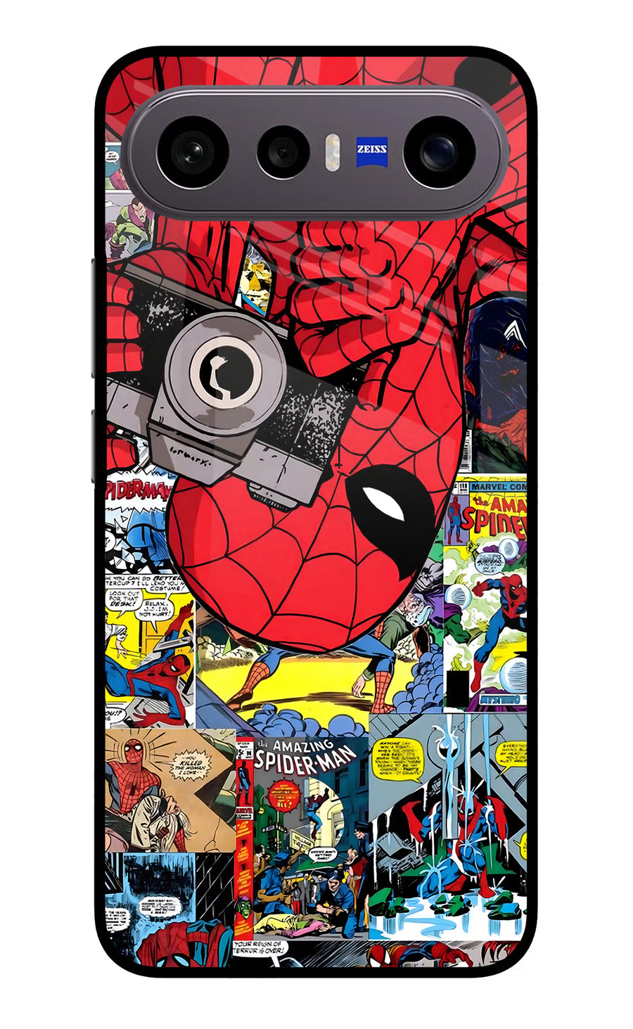 Spider Man Vivo X300 FE 5G Back Cover, Metal case