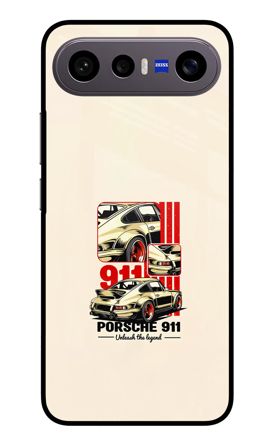 Classic Porsche 911 Vivo X300 FE 5G Back Cover, Metal case