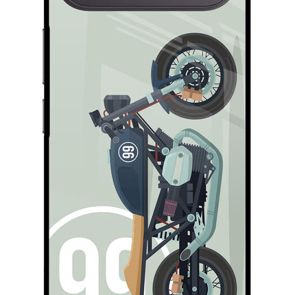 Classic Cafe Racer 99 Vivo X300 FE 5G Metal Case Back Cover by Casekaro