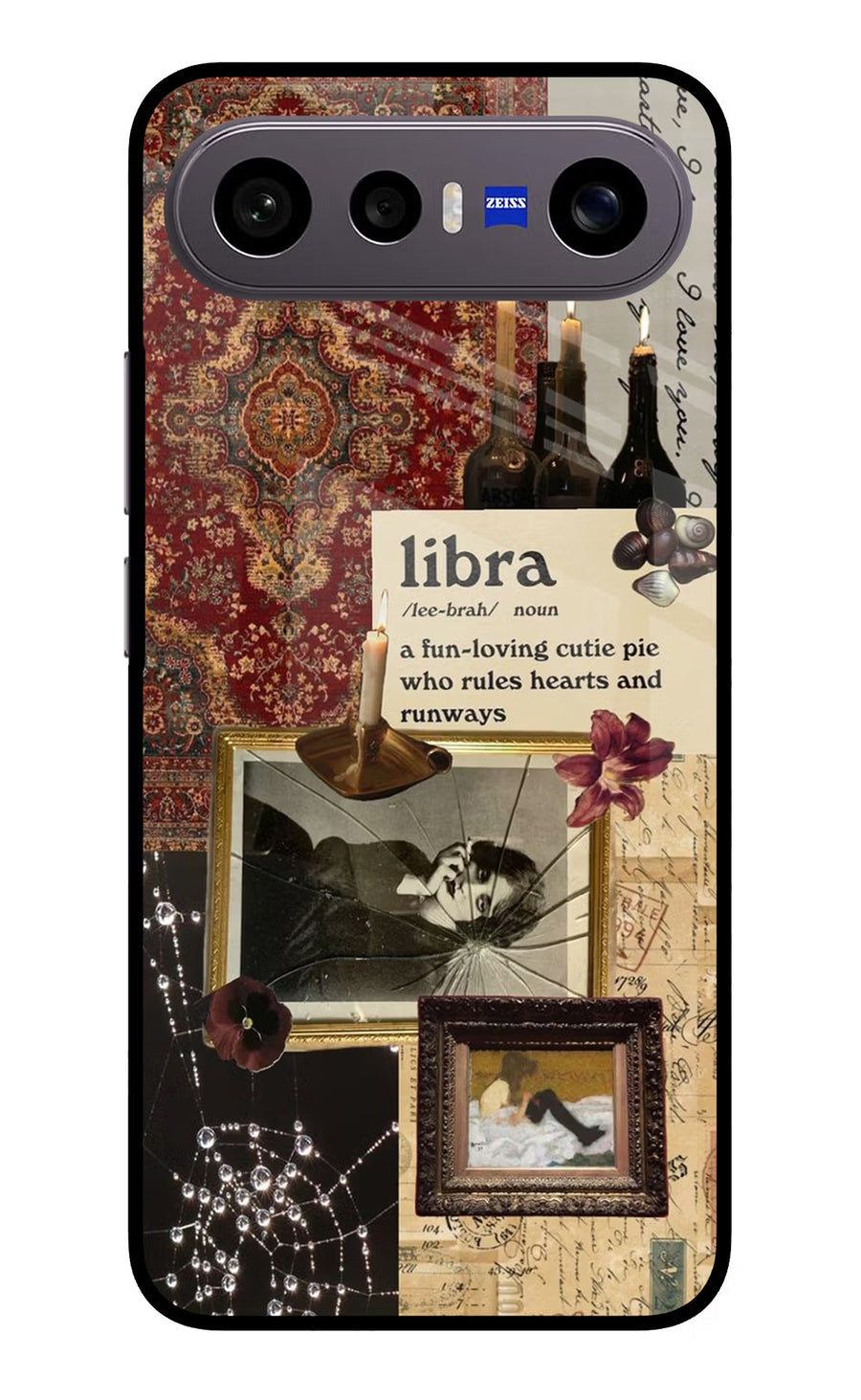 Libra Zodiac Vivo X300 FE 5G Back Cover, Metal case