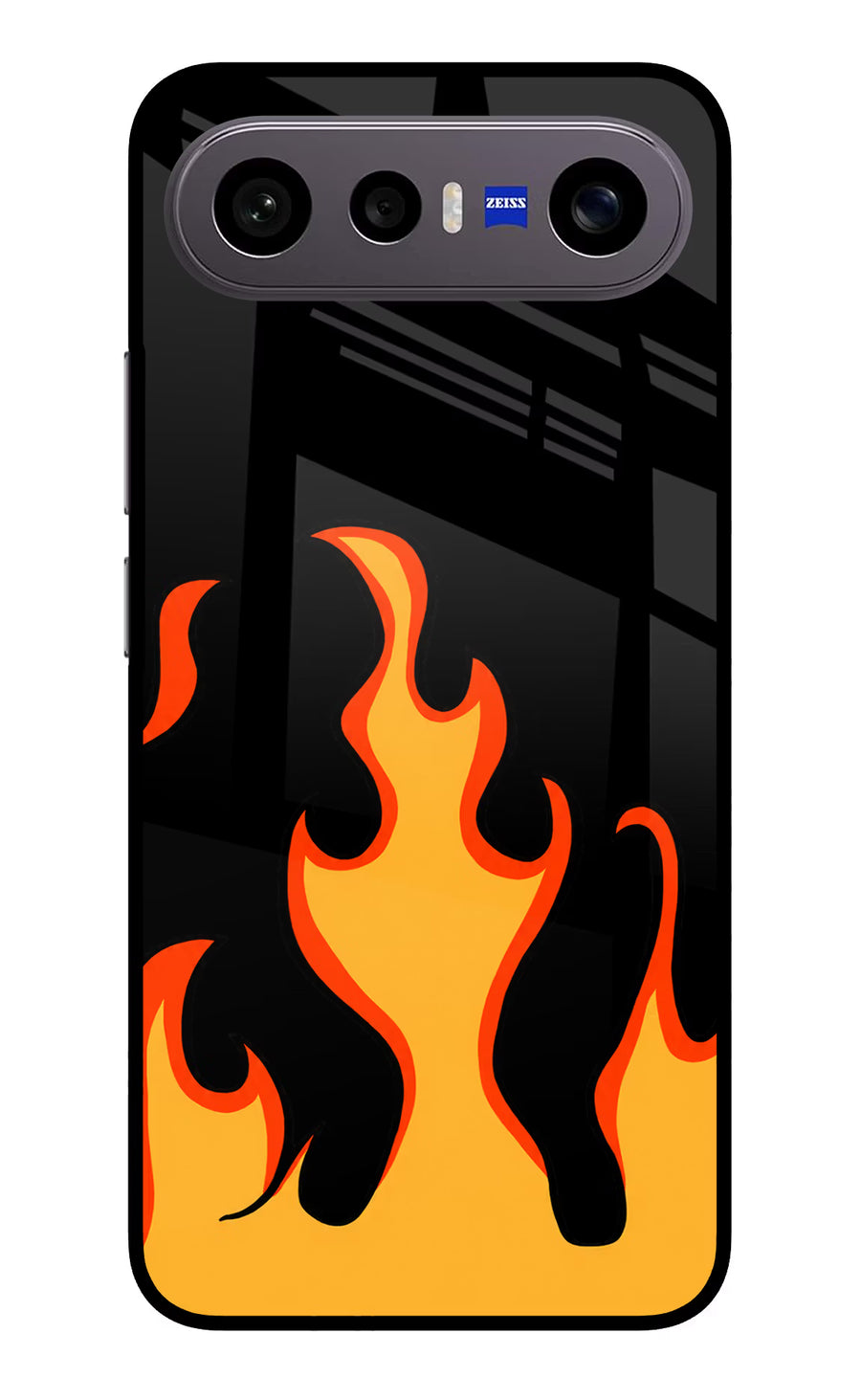 Fired Up – Black Vivo X300 FE 5G Back Cover, Metal case