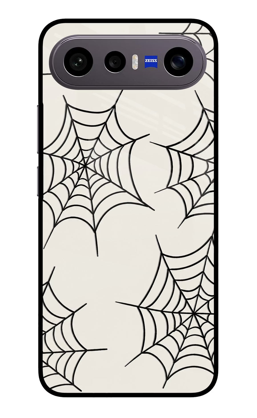 Spider Web Vivo X300 FE 5G Back Cover, Metal case