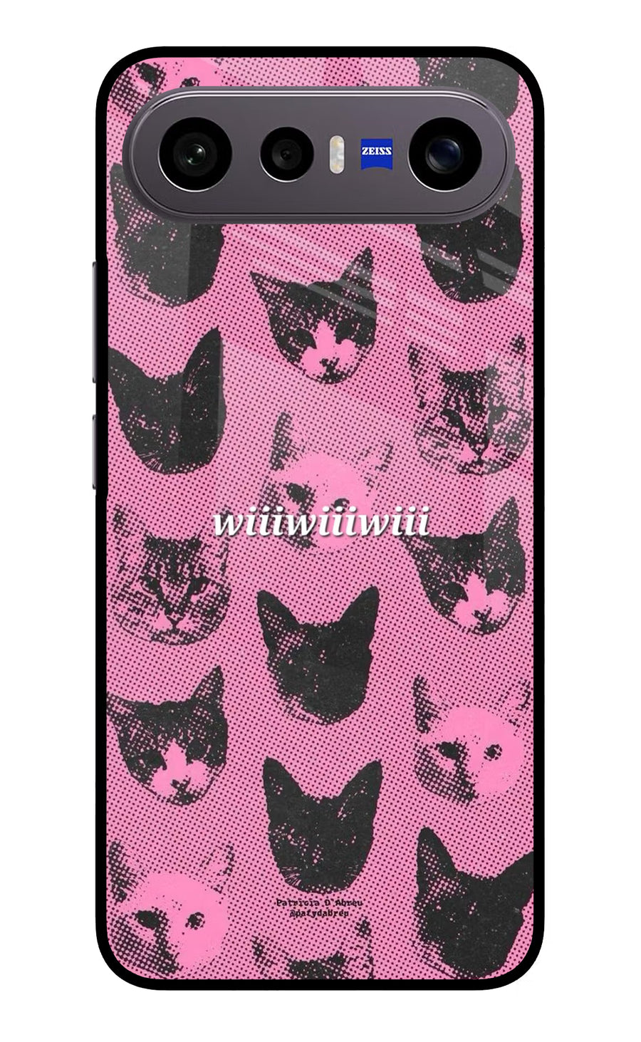 Pink Cats Vivo X300 FE 5G Back Cover, Metal case