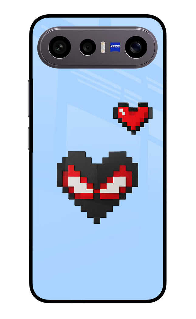 Peter Heart Vivo X300 FE 5G Metal Case Back Cover by Casekaro