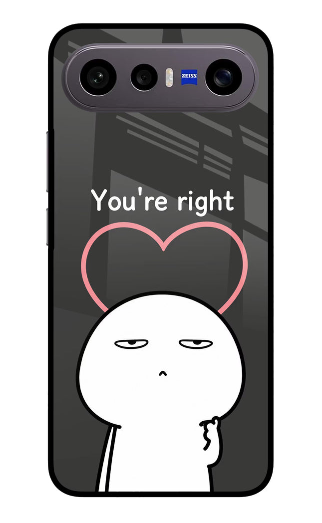You're Right Vivo X300 FE 5G Metal Case Back Cover by Casekaro
