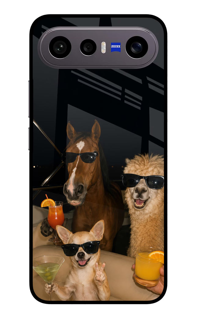 Party Squad Vivo X300 FE 5G Metal Case Back Cover by Casekaro