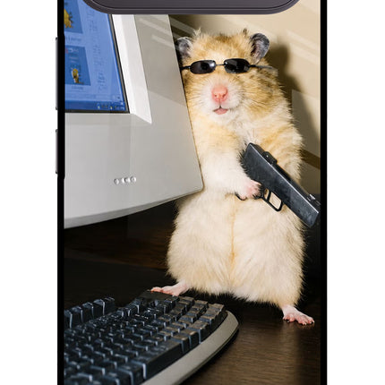 Hacker Hamster Vivo X300 FE 5G Metal Case Back Cover by Casekaro