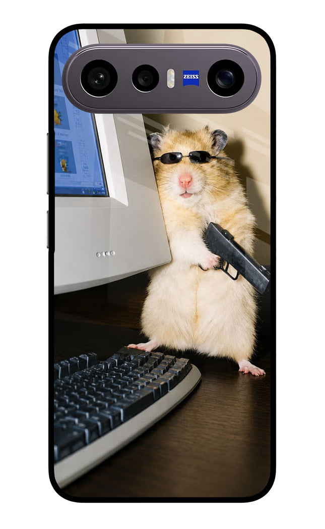 Hacker Hamster Vivo X300 FE 5G Metal Case Back Cover by Casekaro