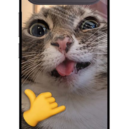 Silly Cat Call Vivo X300 FE 5G Metal Case Back Cover by Casekaro