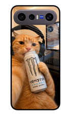 Gamer Cat Energy Vivo X300 FE 5G Metal Case Back Cover by Casekaro