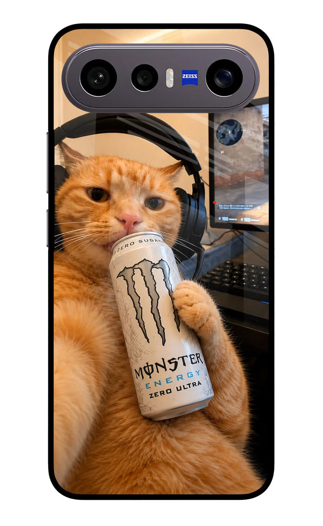 Gamer Cat Energy Vivo X300 FE 5G Metal Case Back Cover by Casekaro