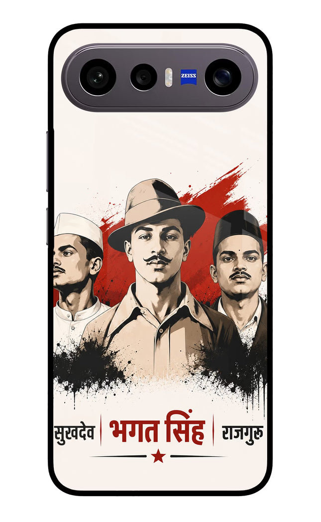 Bhagat Singh Trio Vivo X300 FE 5G Metal Case Back Cover by Casekaro