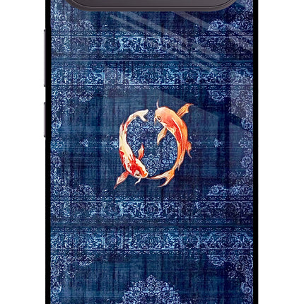 Koi Blue Vivo X300 FE 5G Metal Case Back Cover by Casekaro