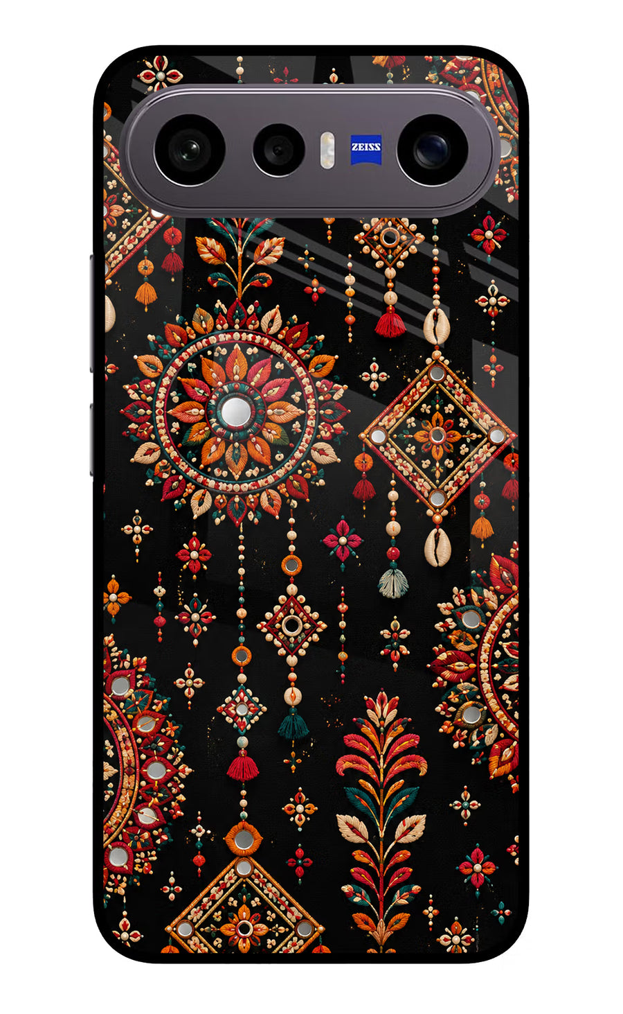 Boho Noir Vivo X300 FE 5G Back Cover, Metal case
