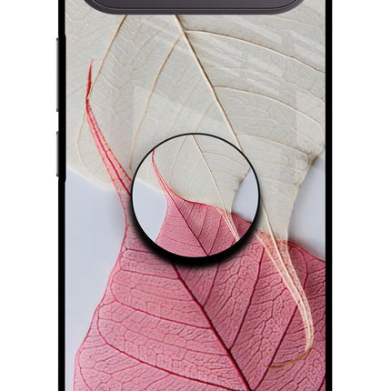 White Pink Leaf Vivo X300 FE 5G Pop Case by Casekaro