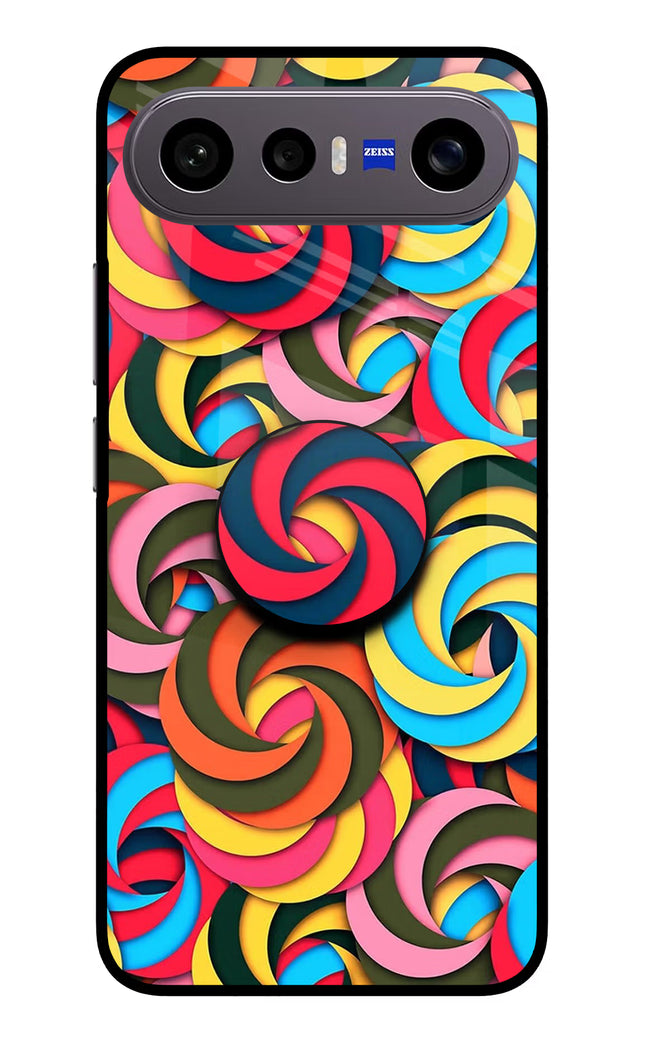 Spiral Pattern Vivo X300 FE 5G Pop Case by Casekaro
