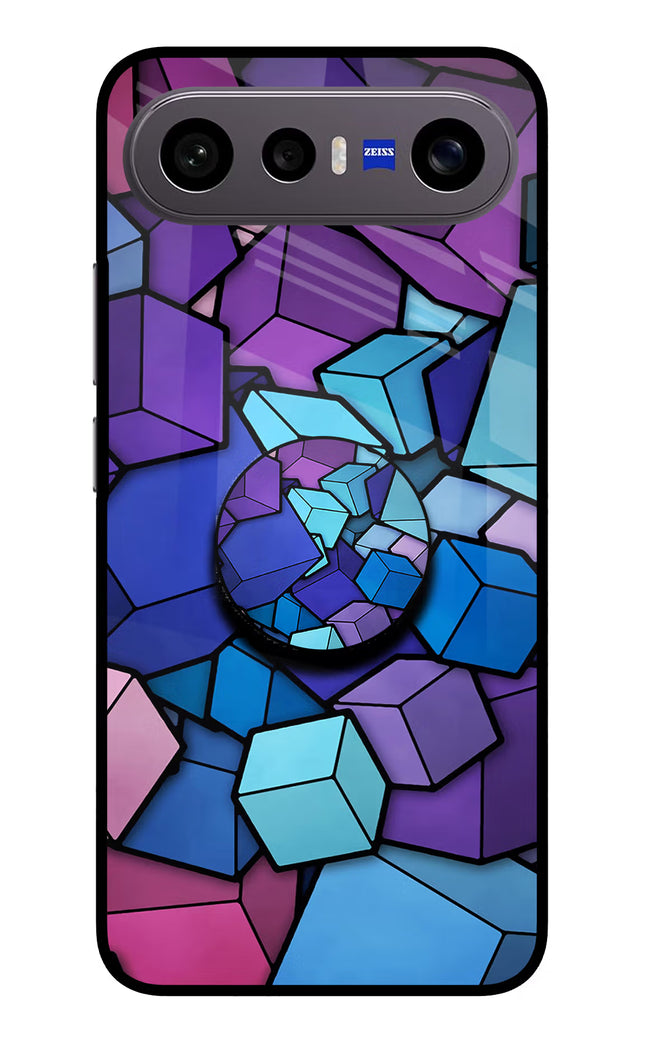Cubic Abstract Vivo X300 FE 5G Pop Case by Casekaro
