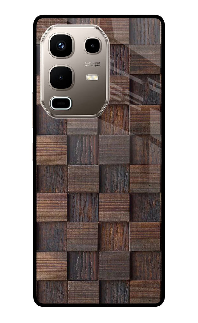 Wooden Cube Design Infinix Note 50s 5G Plus Metal Case Back Cover by Casekaro