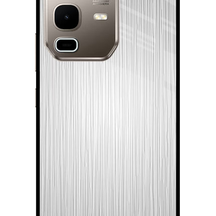 Wooden Grey Texture Infinix Note 50s 5G Plus Metal Case Back Cover by Casekaro