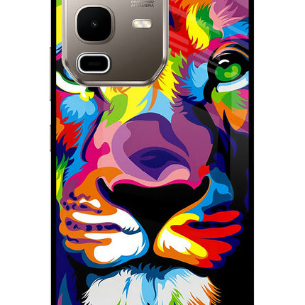 Lion Infinix Note 50s 5G Plus Metal Case Back Cover by Casekaro