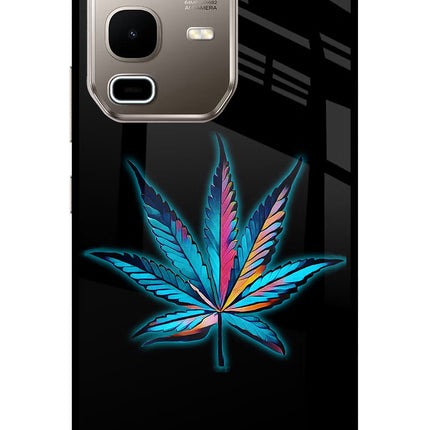 Weed Infinix Note 50s 5G Plus Metal Case Back Cover by Casekaro