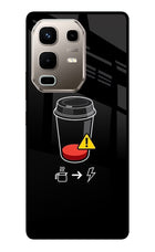 Coffee Infinix Note 50s 5G Plus Metal Case Back Cover by Casekaro
