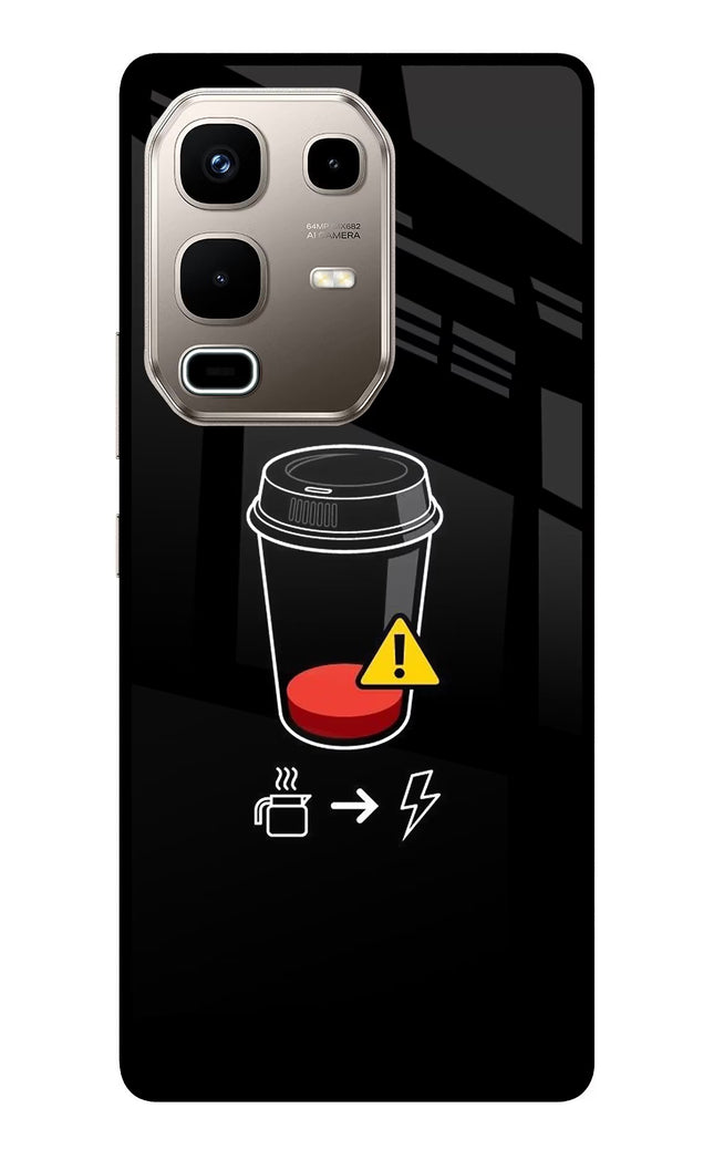 Coffee Infinix Note 50s 5G Plus Metal Case Back Cover by Casekaro