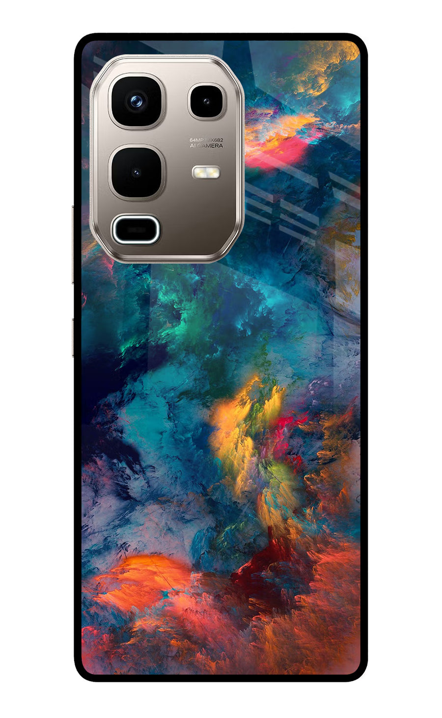Artwork Paint Infinix Note 50s 5G Plus Back Cover, Metal case