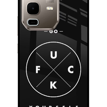 Go Fuck Yourself Infinix Note 50s 5G Plus Metal Case Back Cover by Casekaro