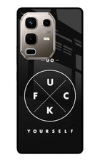 Go Fuck Yourself Infinix Note 50s 5G Plus Metal Case Back Cover by Casekaro