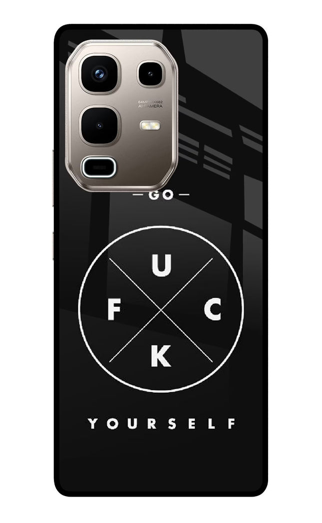 Go Fuck Yourself Infinix Note 50s 5G Plus Metal Case Back Cover by Casekaro