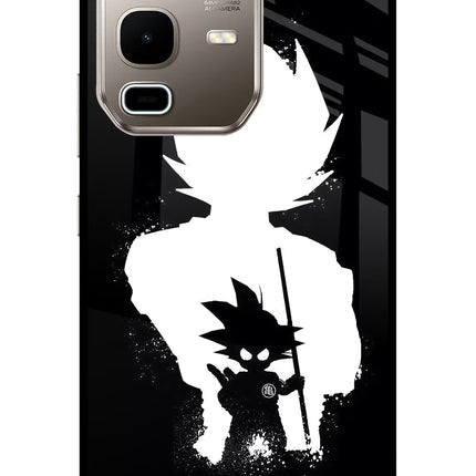 Goku Shadow Infinix Note 50s 5G Plus Metal Case Back Cover by Casekaro