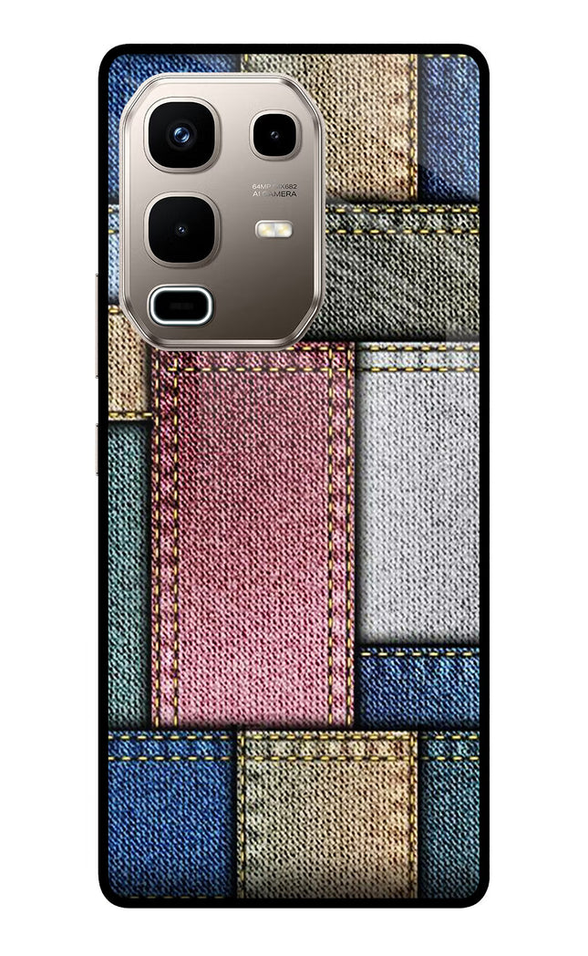 Multicolor Jeans Infinix Note 50s 5G Plus Metal Case Back Cover by Casekaro