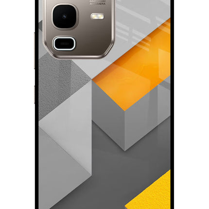 Abstract Infinix Note 50s 5G Plus Metal Case Back Cover by Casekaro