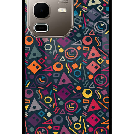 Geometric Abstract Infinix Note 50s 5G Plus Metal Case Back Cover by Casekaro