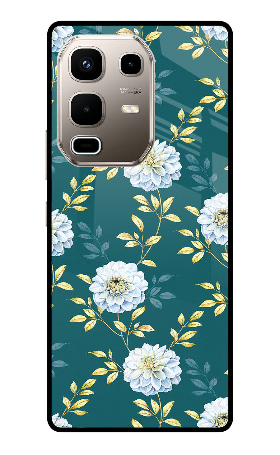 Flowers Infinix Note 50s 5G Plus Back Cover, Metal case