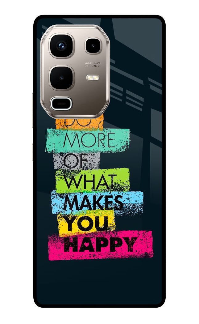 Do More Of What Makes You Happy Infinix Note 50s 5G Plus Metal Case Back Cover by Casekaro