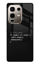 Life Motto Code Infinix Note 50s 5G Plus Metal Case Back Cover by Casekaro