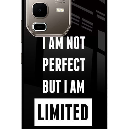 I Am Not Perfect But I Am Limited Edition Infinix Note 50s 5G Plus Metal Case Back Cover by Casekaro