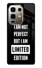I Am Not Perfect But I Am Limited Edition Infinix Note 50s 5G Plus Metal Case Back Cover by Casekaro
