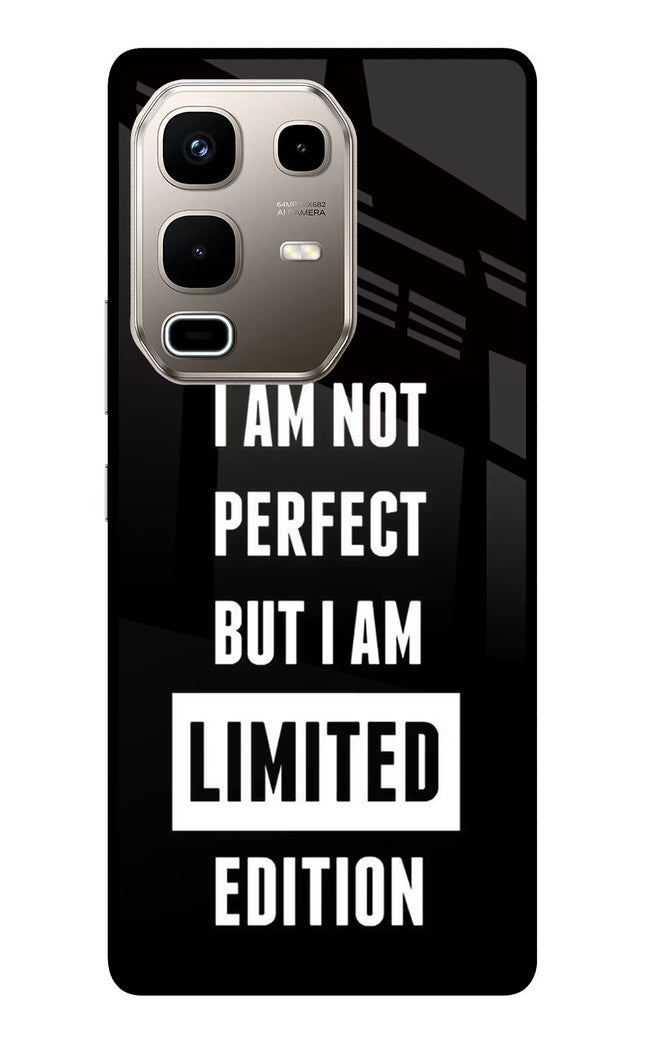 I Am Not Perfect But I Am Limited Edition Infinix Note 50s 5G Plus Metal Case Back Cover by Casekaro