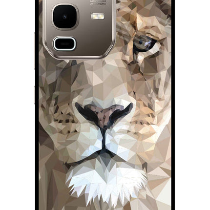 Lion Art Infinix Note 50s 5G Plus Metal Case Back Cover by Casekaro