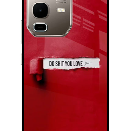 Do Shit You Love Infinix Note 50s 5G Plus Metal Case Back Cover by Casekaro